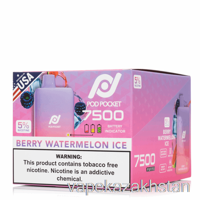 Vape Smoke [10-PACK] Pod Pocket 7500 Disposable